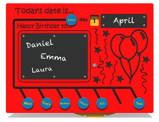 Today’s Date Sliders Play Panel
