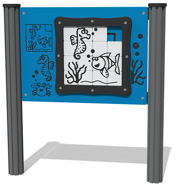 Fish Frame/slide Tile Slide Fish Play Panel