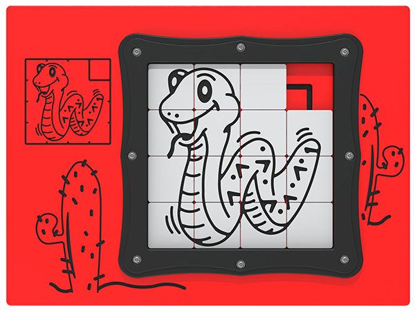 Tile Slide Snake Play Panel