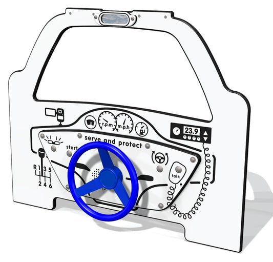 PlayTronic Police Car Sounds Panel - Schoolscapes US