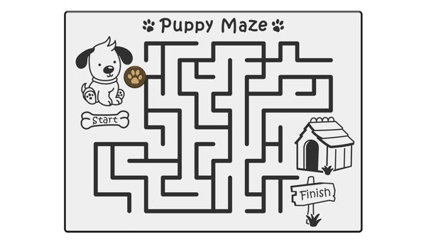 Puppy Maze Play Panel - Schoolscapes US